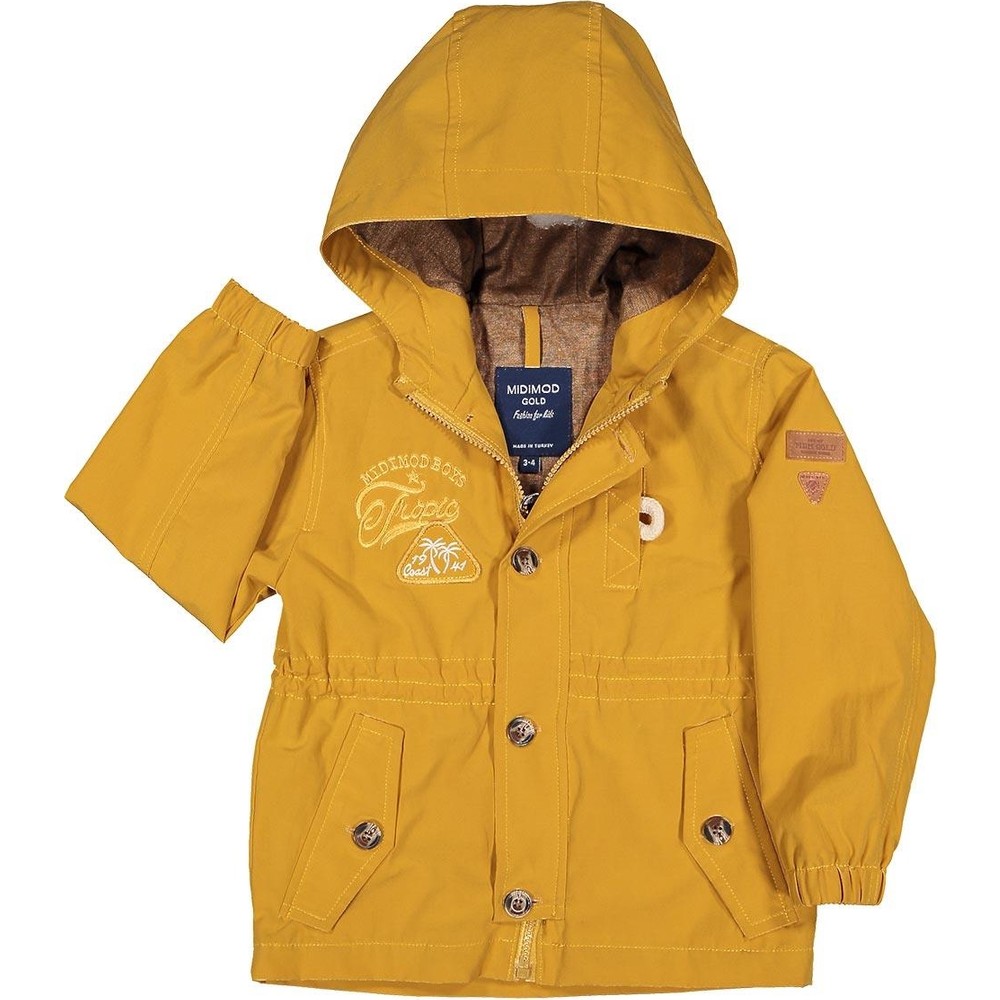 Midimod Erkek Çocuk Yağmurluk Mont Trençkot 212 Yaş