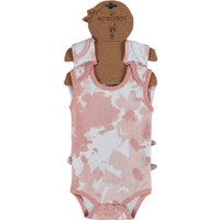 Ecocotton Rosa Beyaz - Somon Kolsuz Zıbın 0 - 3 Ay