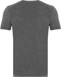 Cipo & Baxx Cipo&Baxx CU105 Bisiklet Yaka Basic Dar Erkek Gri Tişört Atlet görsel 2