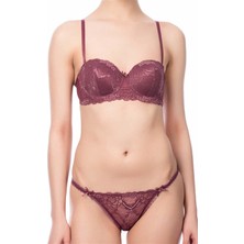 Pierre Cardin 4562 Mariah Balenli Straplez Desteksiz Sütyen Takımı