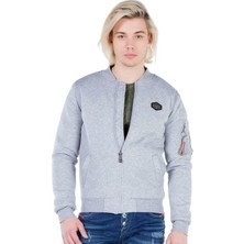 Cipo&Baxx CJ151 Beli Kolları Lastikli Kısa Açık Gri Erkek Mont