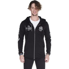 Cipo&Baxx CL240 Stay Cool Kapşonlu Uzun Siyah Erkek Sweatjacket