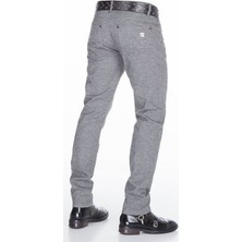 Cipo&Baxx CD372B Slim Fit Dar Paça Gri Erkek Rahat Pantolon