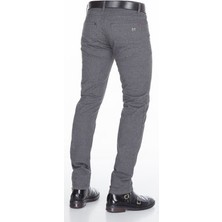 Cipo&Baxx CD372A Slim Fit Dar Paça Koyu Gri Erkek Pantolon