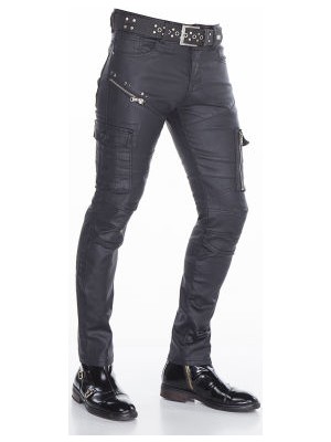 Cipo&Baxx CD405 Rock&Punk Giyim Slim Fit Erkek Kot Pantolon