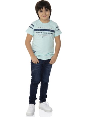 Toontoy  Erkek Çocuk T-Shirt Ön Ve Kol Baskı