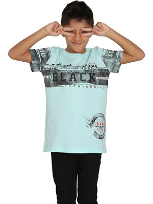 Toontoy Erkek Çocuk Black Baskılı T-Shirt