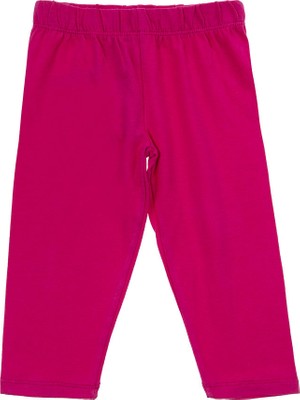 Soobe Kız Çocuk Diz Altı Boy Tayt Pembe