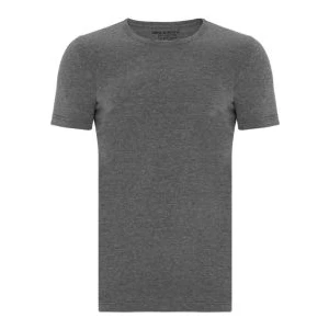 Cipo&Baxx CU105 Bisiklet Yaka Basic Dar Erkek Gri Tişört Atlet