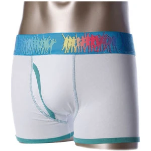 Cipo&Baxx C44901 Pamuklu Slim Fit Beyaz Erkek Boxer