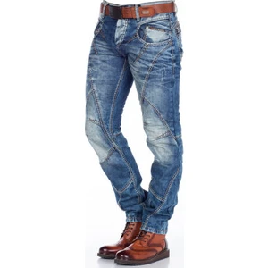 Cipo&Baxx C-0894 Parçalı Dikişli Düşük Bel Erkek Kot Pantolon