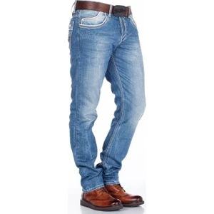 Cipo&Baxx C-0595 İçiçe Cepli Regular Fit Mavi Erkek Kot Pantolon