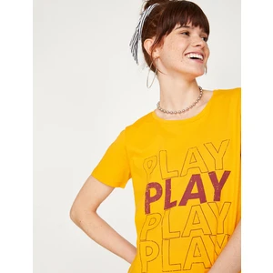 Kadın Yazili Baskılı T-Shirt