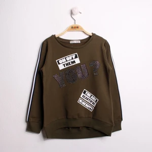 Kız Çocuk Sweatshirt You Baskı