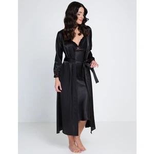 Pierre Cardin 4370 Saten Gecelik Sabahlık Takım