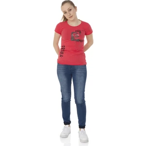 Kız Çocuk T-Shirt Göğsü Lazer Kesim