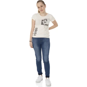 Kız Çocuk T-Shirt Göğsü Lazer Kesim
