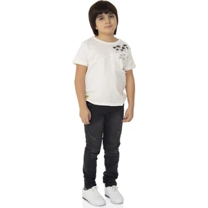 Erkek T-Shirt Palmiyeli Baskı