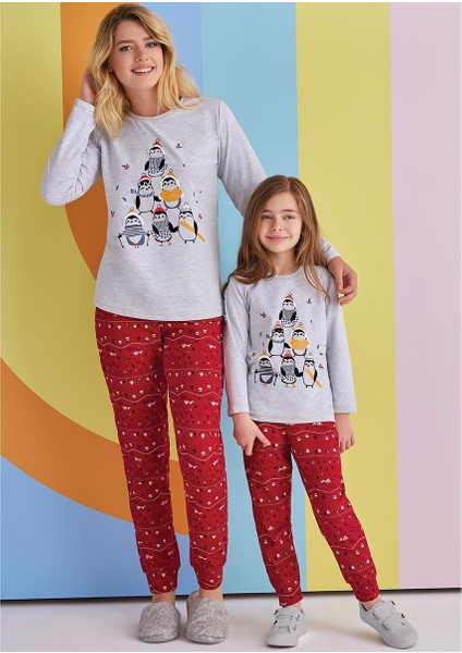 Kız Çocuk Eşofman Pijama Takımı Garson 10-16 Yaş 1360
