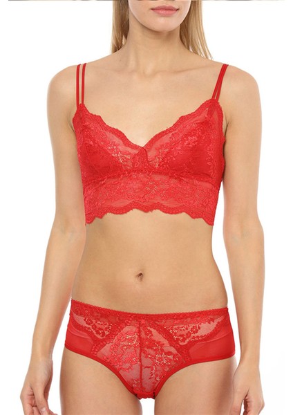 Bralet Sütyen Takımı 4040 Siyah