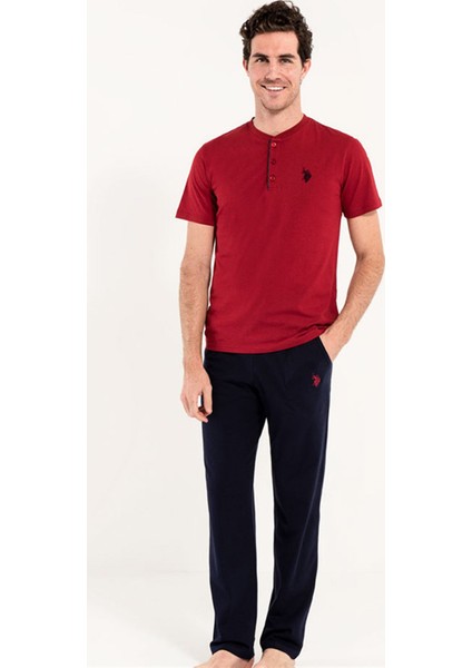 Erkek Bordo 3'Lü Pijama Takım fiyatları