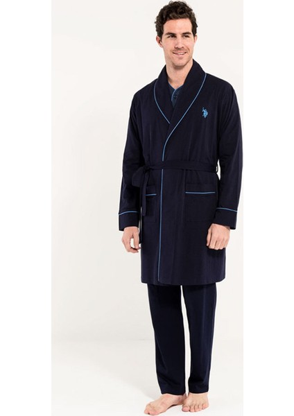 Robdeşambr Damat Pijama Seti 5Li 12002 Lacivert
