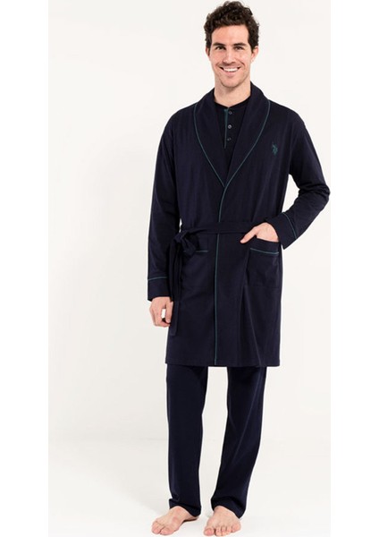 Robdeşambr Damat Pijama Seti 5Li 12002 Lacivert modelleri