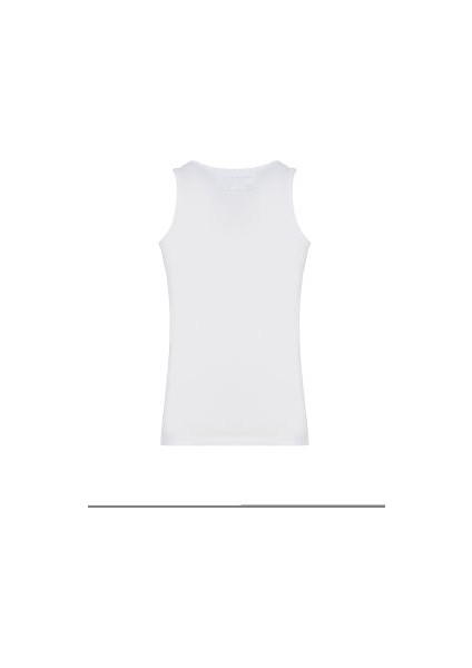 Cipo&Baxx CU107 Geniş Yaka Kolsuz Slim Fit Beyaz Erkek Atlet indirimleri