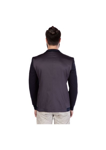 Cipo&Baxx CJ126 Kolları Penye Antrasit Erkek Blazer Ceket modelleri