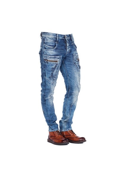 Cipo&Baxx C-1178 Parça Dikişli Cep Detaylı Mavi Erkek Kot Jeans fiyatları