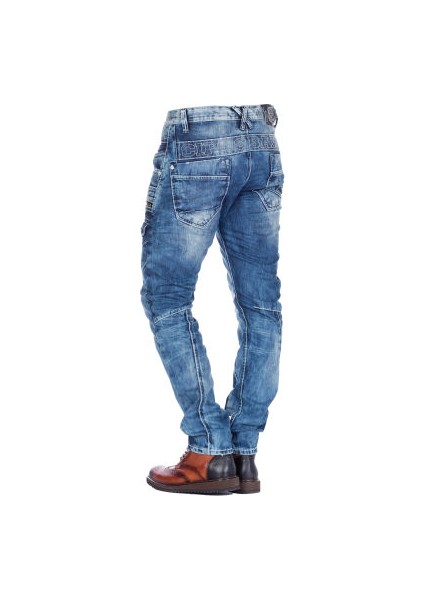 Cipo&Baxx C-1178 Parça Dikişli Cep Detaylı Mavi Erkek Kot Jeans modelleri