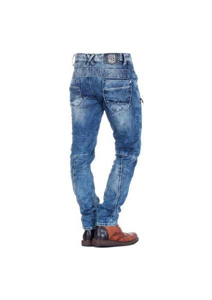 Cipo&Baxx C-1178 Parça Dikişli Cep Detaylı Mavi Erkek Kot Jeans fırsatları