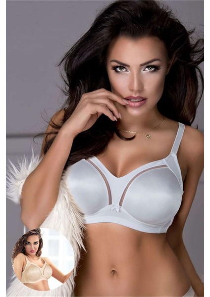 Balensiz Minimizer Toparlayıcı Sütyen Beyaz