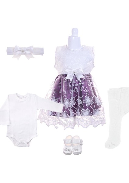 Kız Bebek Mevlüt Takımı Abiye Takım 5Li Set 136