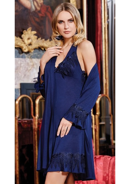 709 Penye Dantelli Çeyizlik Altılı Set