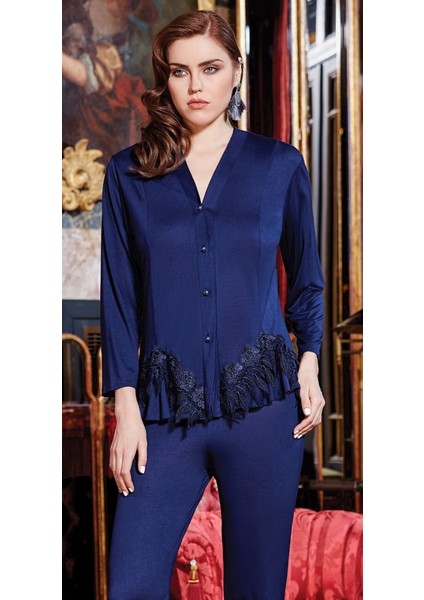 709 Penye Dantelli Çeyizlik Altılı Set