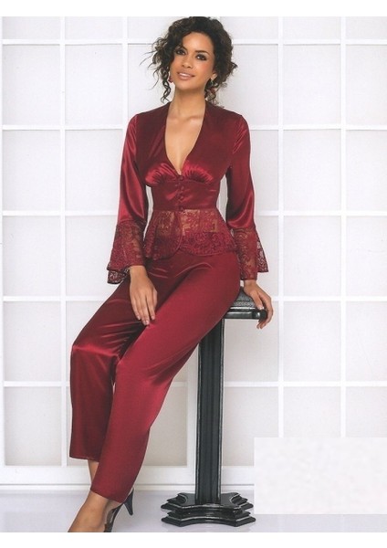 1100 Saten Pijama Takımı