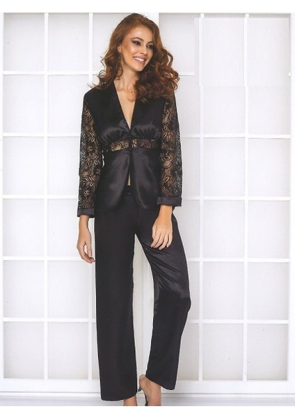 1121 Saten Pijama Takımı