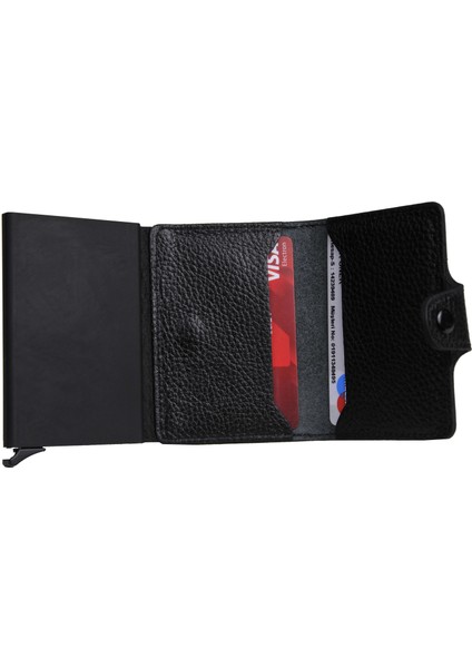 Polo Cüzdan Kartlık Mekanızmalı Hakiki Deri Siyah Wp002 fırsatları