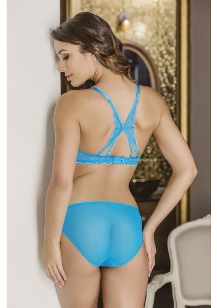 Moon Light 251 Desteksiz Dantel Detaylı Takım