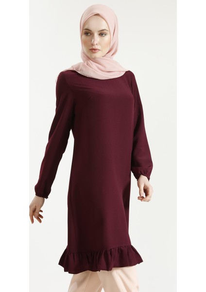 Altı Fırfırlı Tekleme Tunik 18K4154