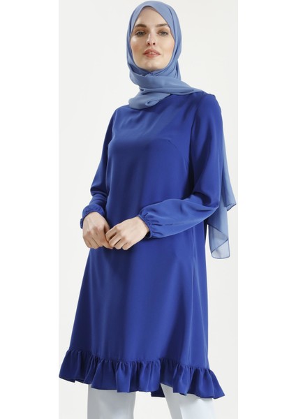 Altı Fırfırlı Tekleme Tunik 18K4154
