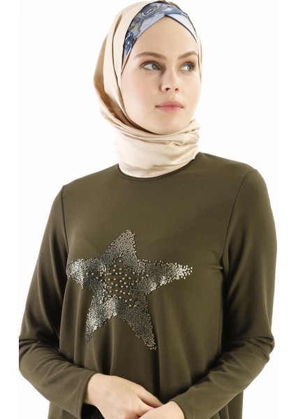 Önü Yıldızlı Tunik 18K3036 fırsatları