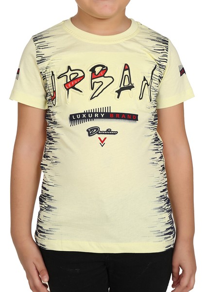 Erkek T-Shirt Çocuk Urban Baskılı