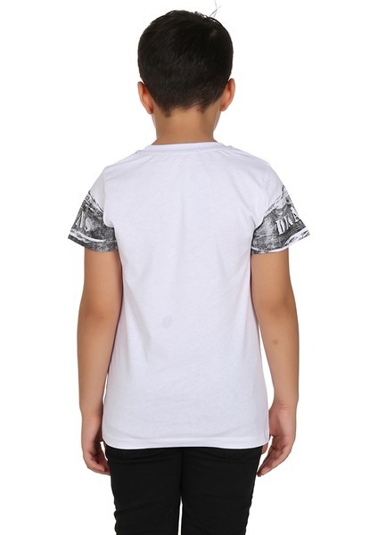 Erkek Çocuk Black Baskılı T-Shirt