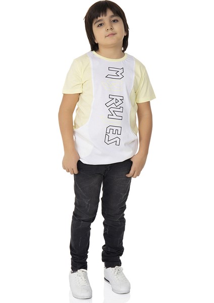 Erkek Çocuk T-Shirt My Rules Baskılı