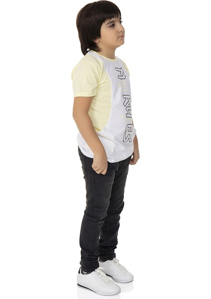 Erkek Çocuk T-Shirt My Rules Baskılı