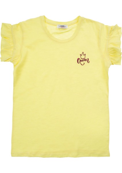 Genç Kız T-Shirt Sarı