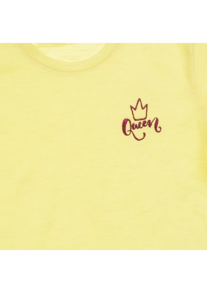 Genç Kız T-Shirt Sarı