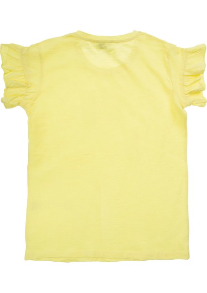 Genç Kız T-Shirt Sarı